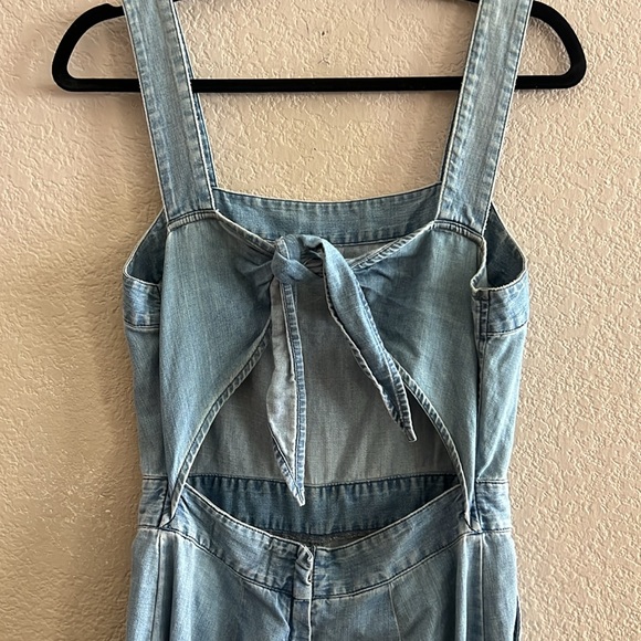 Madewell Wide Leg Denim Jumper Size 2 - Picture 6 of 6